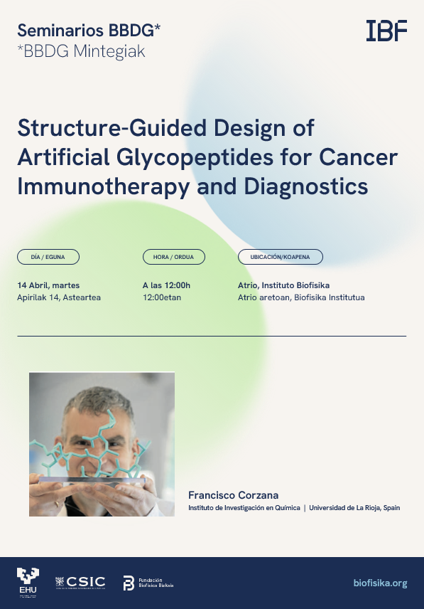 BBDG Seminar: "Structure-Guided Design of Artificial Glycopeptides for Cancer Immunotherapy and Diagnostics"