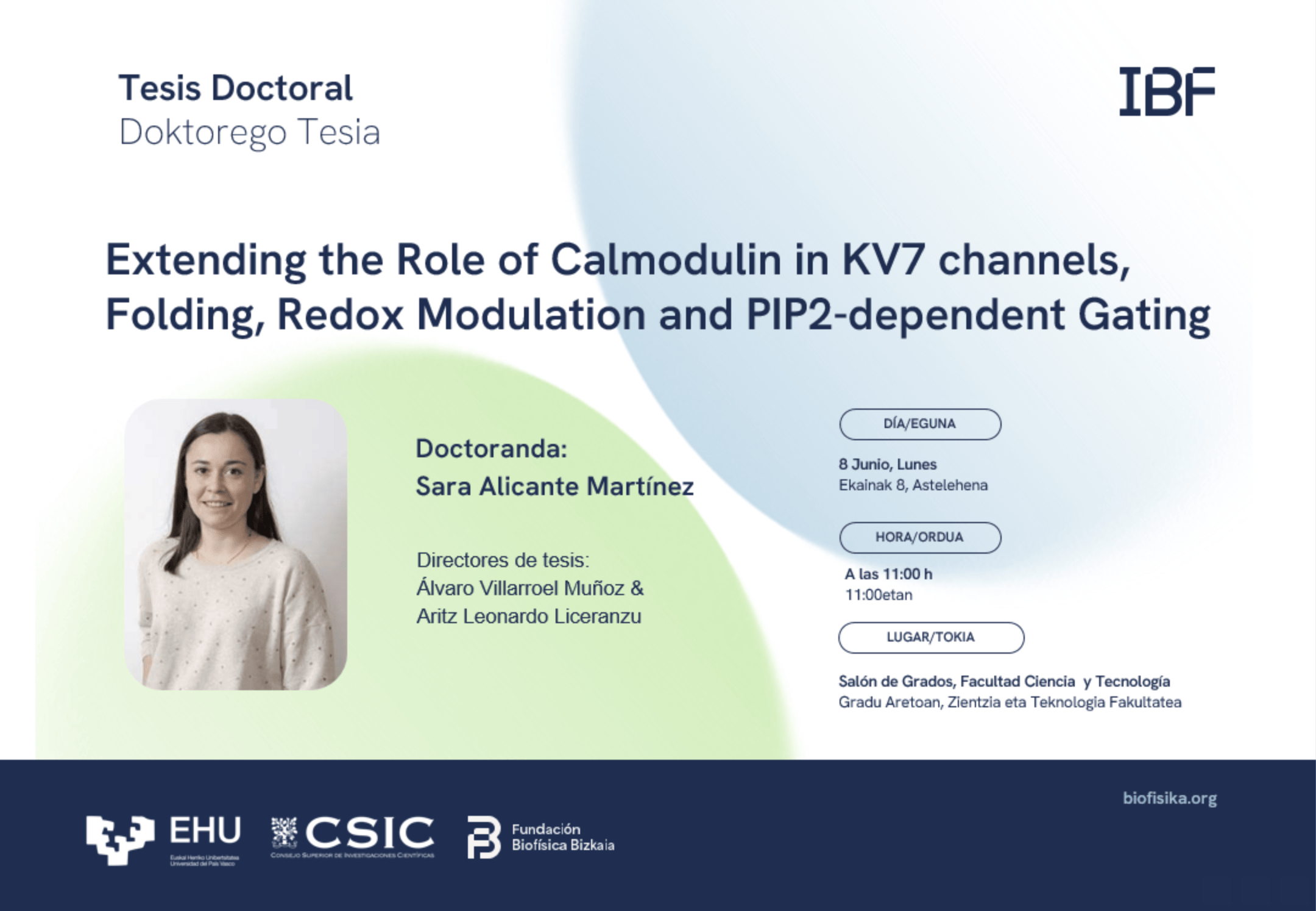 IBF Doctoral Thesis: "Extending the Role of Calmodulin in KV7 channels, Folding, Redox Modulation and PIP2-dependent Gating"
