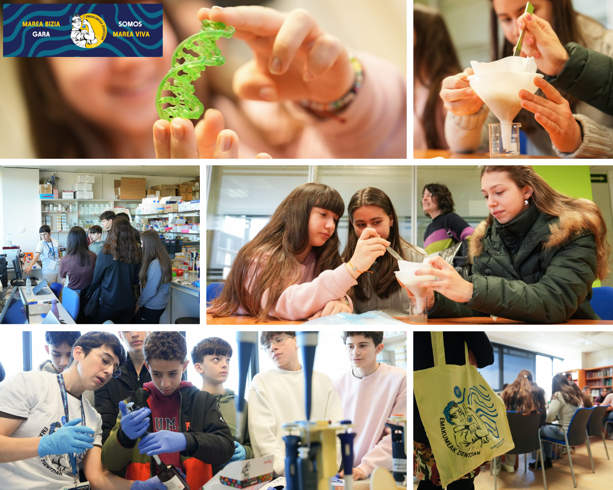 DNA Extraction From Fruit: Students Visit the Instituto Biofisika