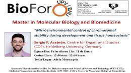 BioForo seminar: "Microenvironmental control of chromosomal stability during development and tissue homeostasis"