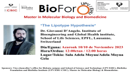 BioForo seminar: "The Lipotype Hypothesis"